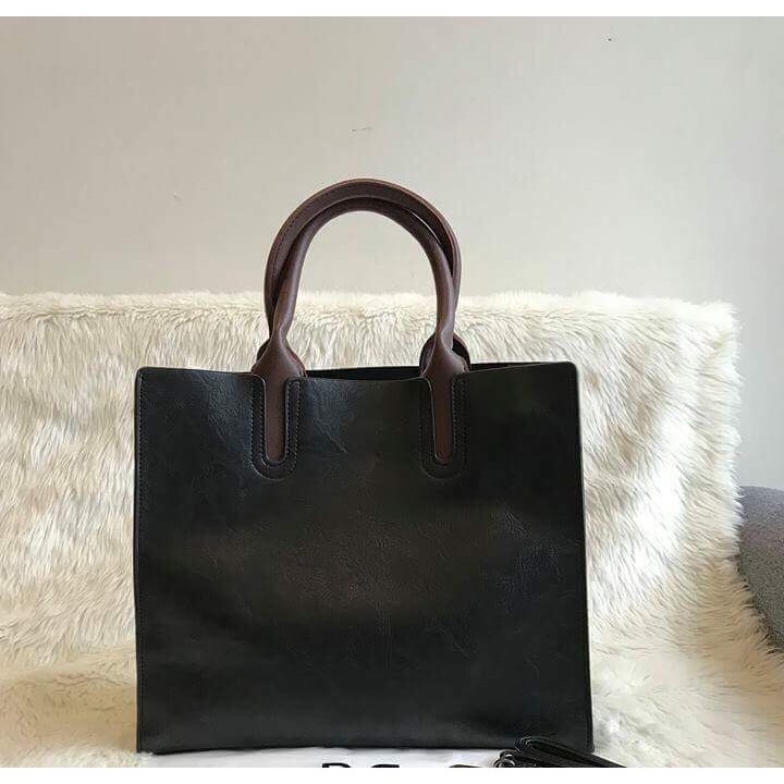 Túi xách tay, đeo chéo nữ thời trang kiểu dáng from túi đứng DA BÒ cao cấp KT: 32x28x12cm