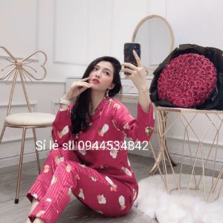 Pijama đồ ngủ lụa gấm loại 1