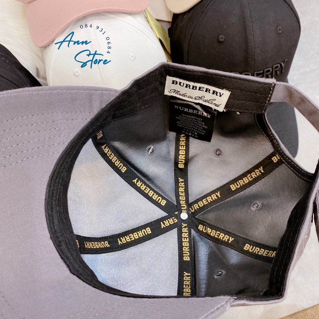 Mũ lưỡi trai BURBERRY siêu hot, mẫu mới nhất 2022, bảng màu trẻ trung, hàng Quảng Châu full tag