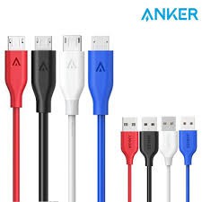 Cáp siêu bền ANKER PowerLine Micro USB (Đỏ) dài 0.9m 3ft , 1.8m 6ft