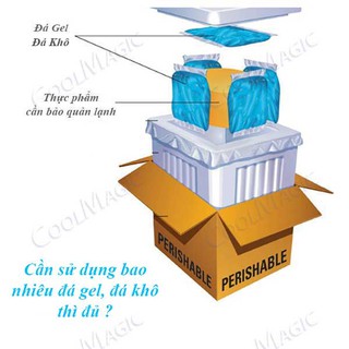 Đá khô đá gel cool magic