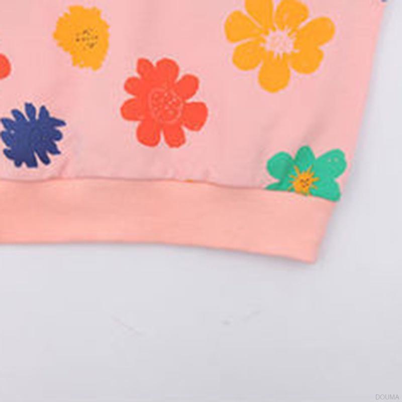 Áo Tay Dài Cổ Tròn Phong Cách Hàn Quốc Cho Bé Gái