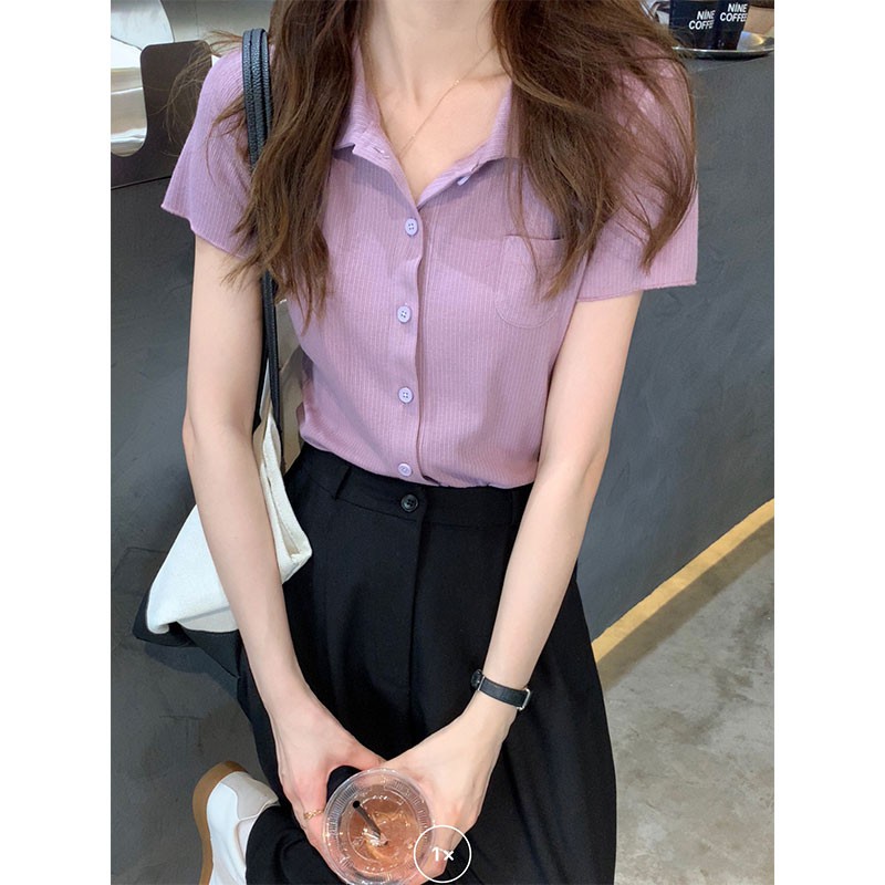 Áo Thun Polo Ngắn Tay Với 5 Màu Sắc Chọn Lựa Xinh Xắn Cho Nữ | BigBuy360 - bigbuy360.vn