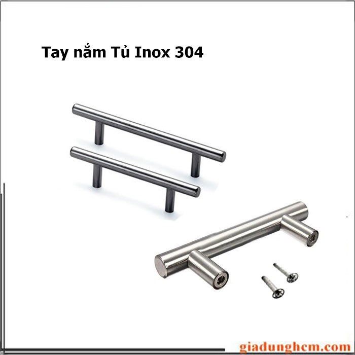 Tay nắm cửa cánh  tủ inox 304