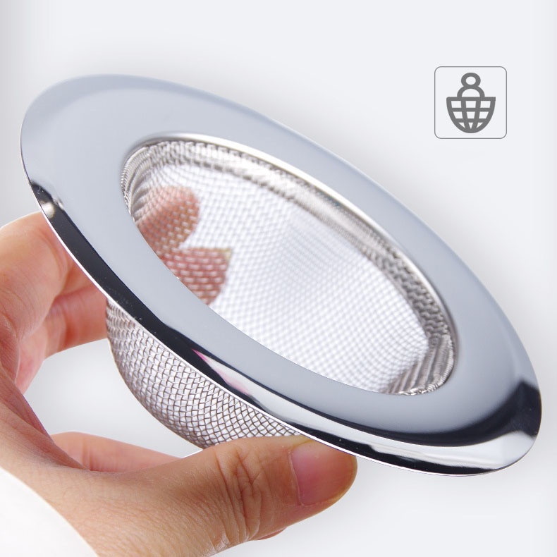 Nắp Chặn Tóc Bằng Thép Không Gỉ Cho Bồn Rửa Nhà Bếp