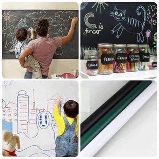 Bảng Đen Dán Tường Cho Bé Yêu