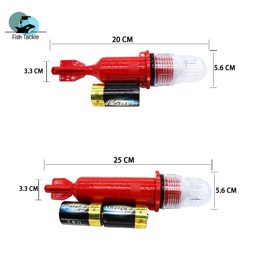Đèn LED Nổi Chống Nước Nhiều Màu Sắc Dùng Cho Câu Cá Tiện Dụng
