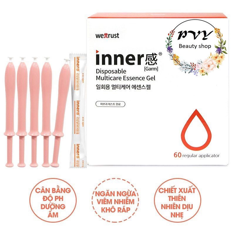 Gel Inner Vệ Sinh Phụ Nữ CHÍNH HÃNG, Đũa Thần Làm Hồng Vùng Kín DDVS Sạch Thơm Khít Cô Bé (HÀN QUỐC) #Pvy Beauty