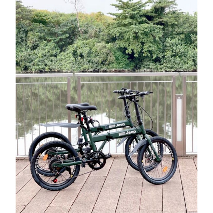 XE ĐẠP Gấp JEEP E  Thể Thao Bản Nhỏ  Loại  20inh