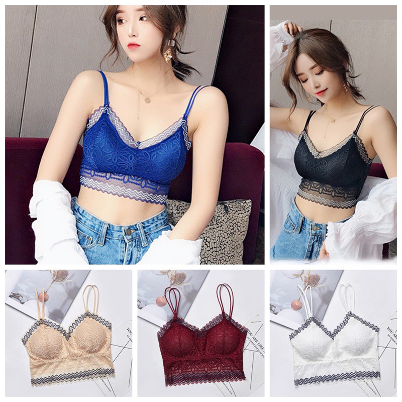 Áo ống viền ren quyến rũ