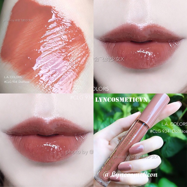 [Ko màu - có maù] Son bóng cấp ẩm ,căng mọng môi La.color lip gloss , Lacolors , lacolor934