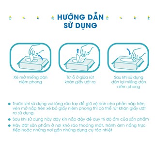 Combo 20 Gói Khăn Giấy Ướt 20 Tấm