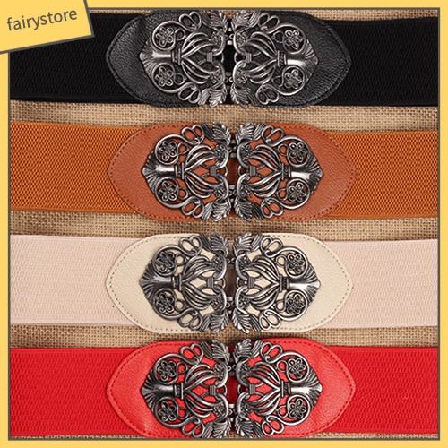 Thắt Lưng Nữ Khoá Hoa Phong Cách Retro