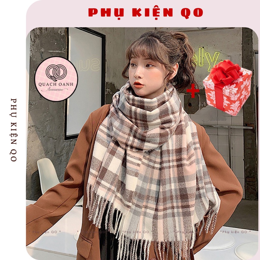 Khăn dạ lông cừu cao cấp ấm áp K09