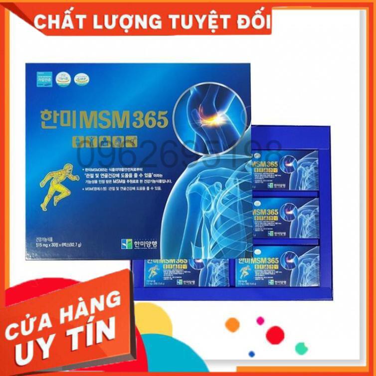 Viên uống hỗ trợ  xương khớp MSM365 Hàn Quốc hộp 180 viên - 515 mg