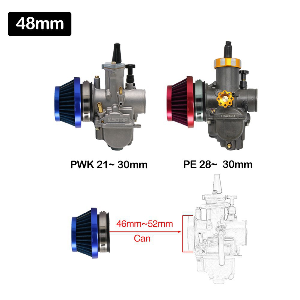 KEIHIN MIKUNI Bộ Chế Hòa Khí Zsdtrp 48mm 55mm 60mm Cao Cấp Cho Xe Mô Tô Địa Hình