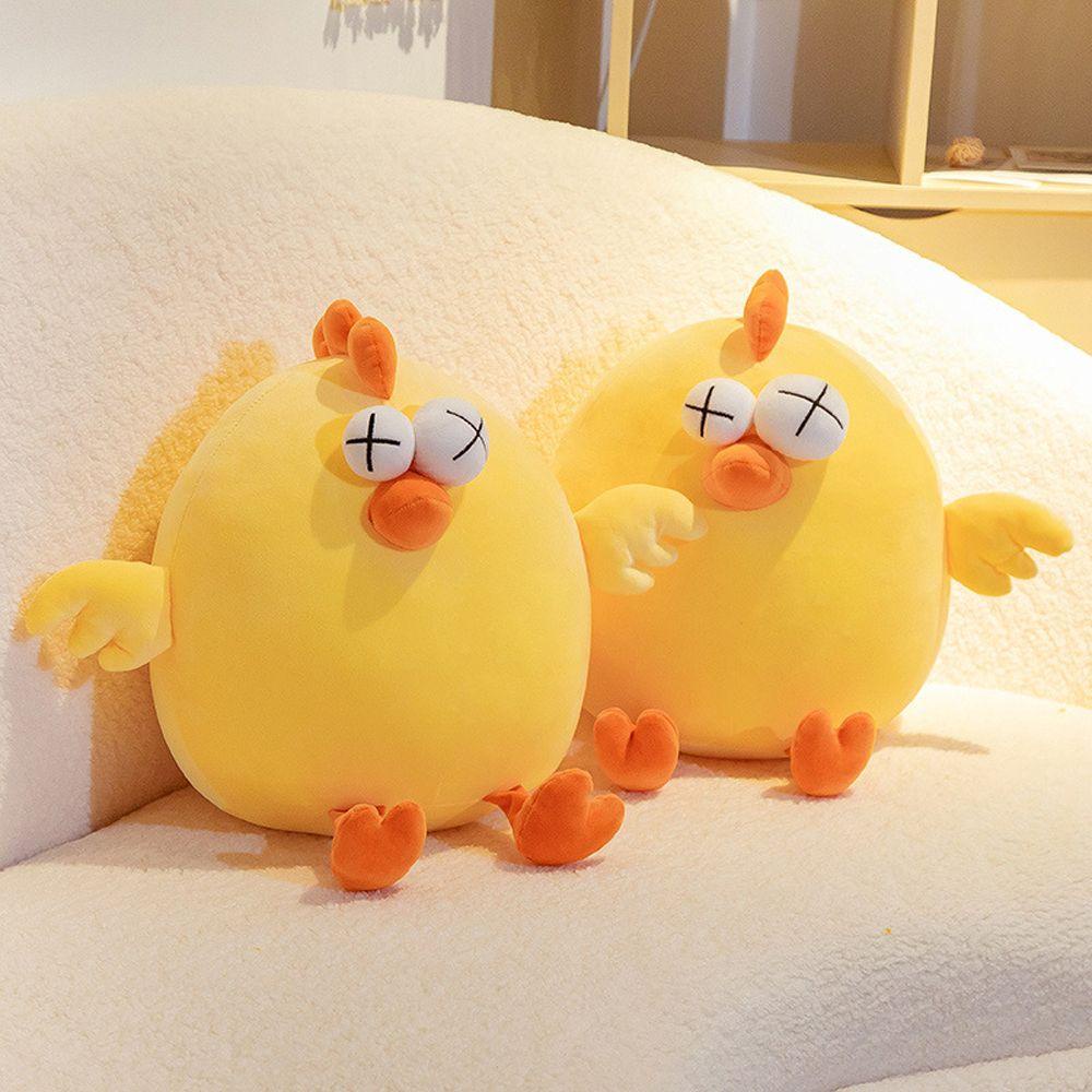 Đồ Chơi Nhồi Bông Hình Gà Đẻ Trứng Hoạt Hình Dành Cho Trẻ Em