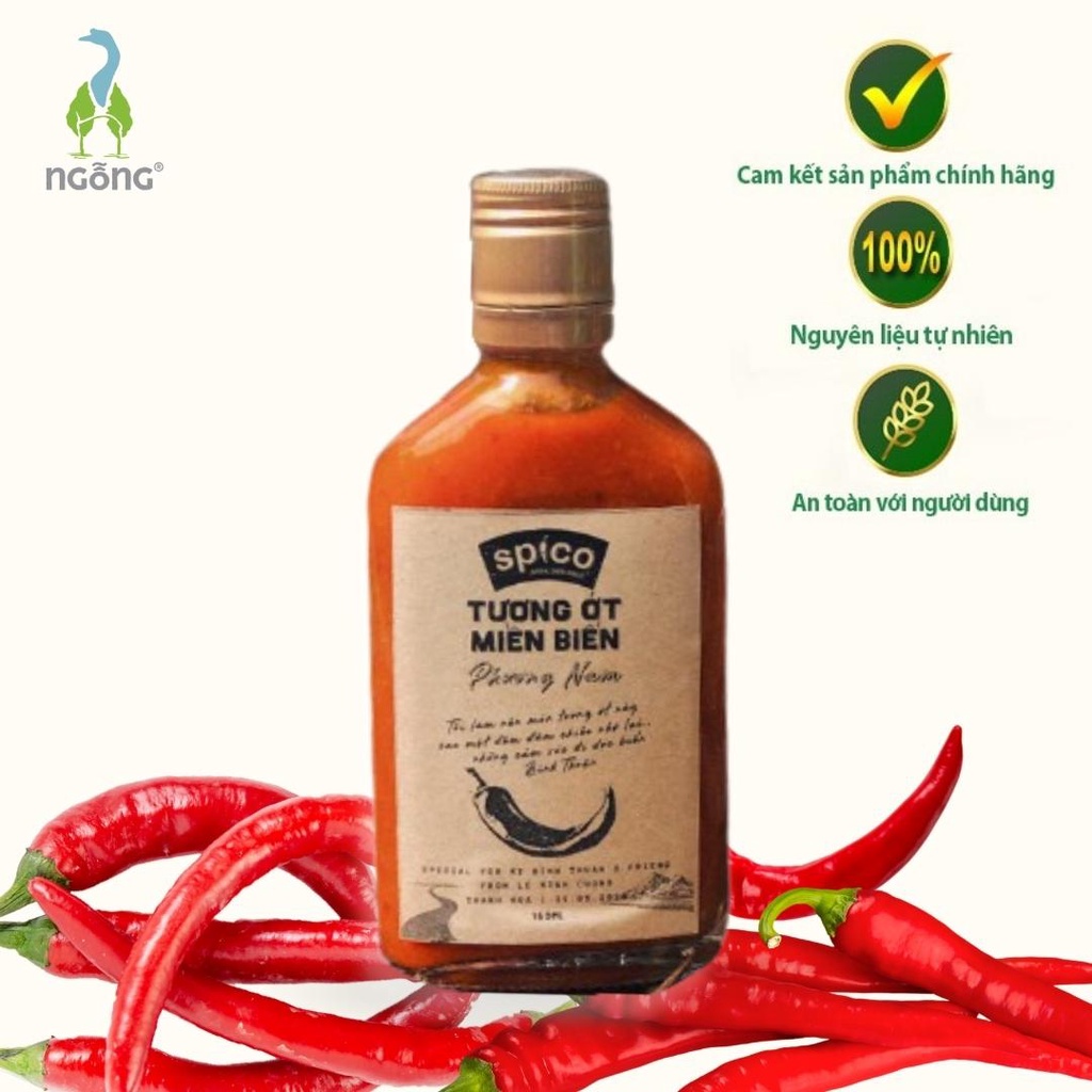 Tương Ớt Miền Biển Phương Nam Spico Lọ 300ml