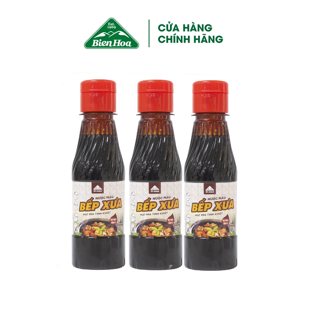 Combo 3 Nước màu Bếp Xưa 210g/Chai