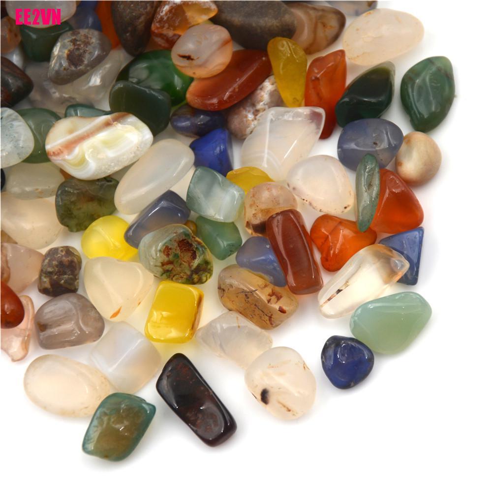 Gói 50g Đá Mã Não Tự Nhiên Nhiều Màu 10mm