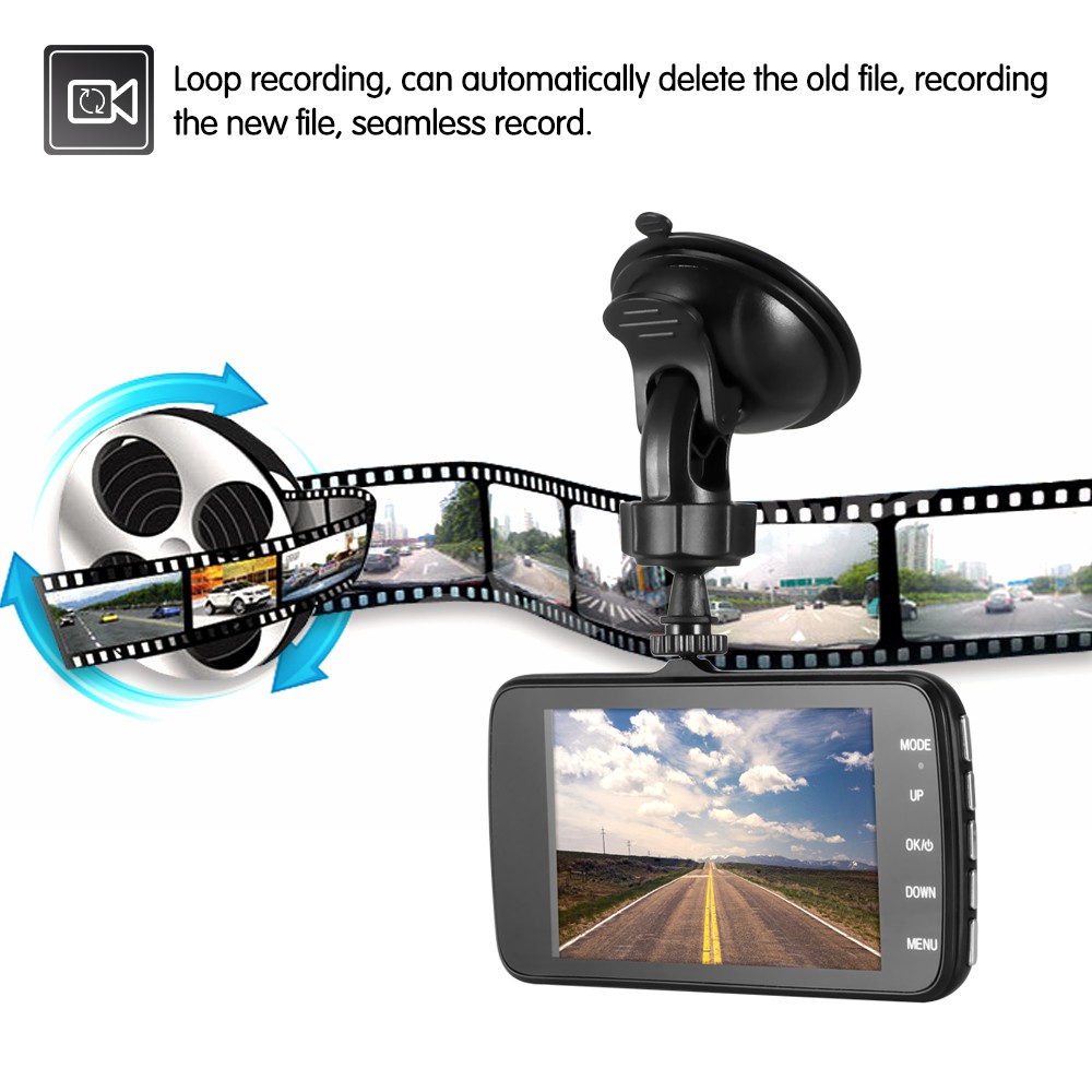 Máy Quay Hành Trình Ban Đêm 8 Led 3.6 "4.0" Hd1080p | BigBuy360 - bigbuy360.vn