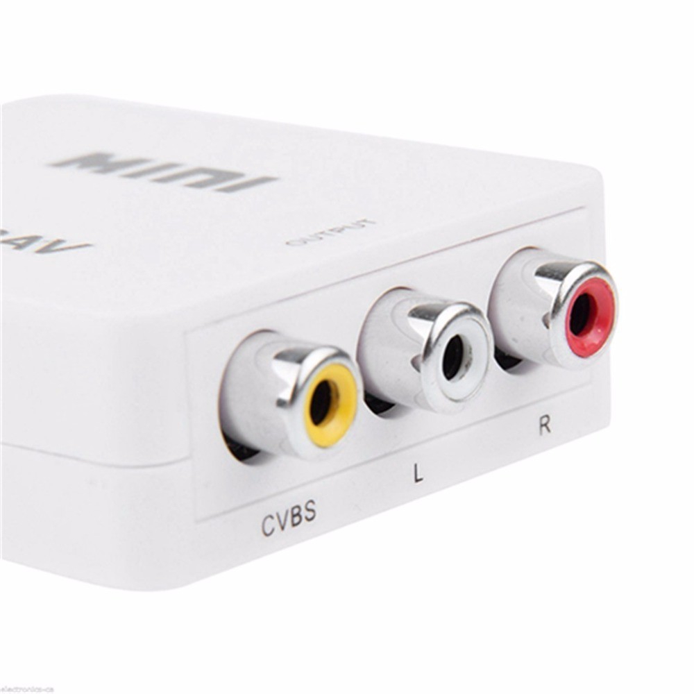 Thiết bị chuyển đổi HDMI sang RCA AV/CVSB kết nối cổng USB tiện dụng