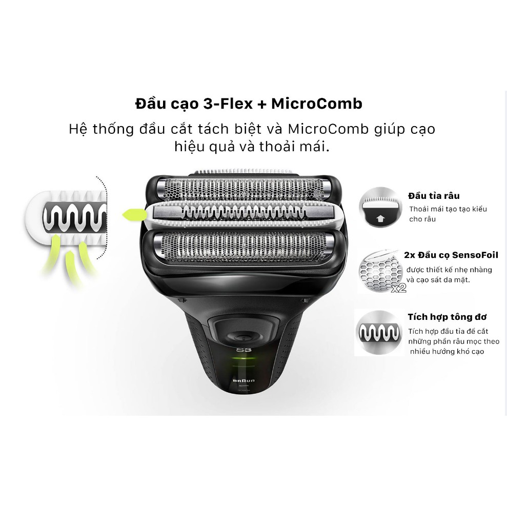Máy cạo râu Braun Series 3 3040S
