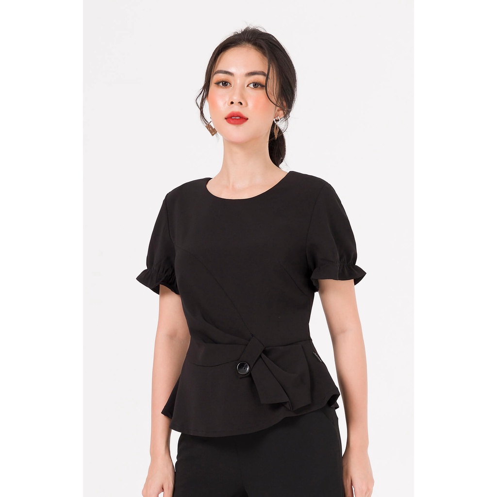 Áo kiểu nữ peplum LAMER L61B20Q019