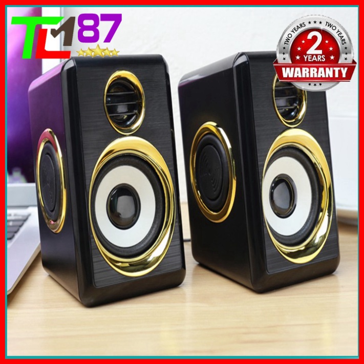 Loa Máy Vi Tính PC Laptop Để Bàn Cao Cấp 2.0 KISONLI T-005 - Loa Nghe Nhạc Mini Có Dây