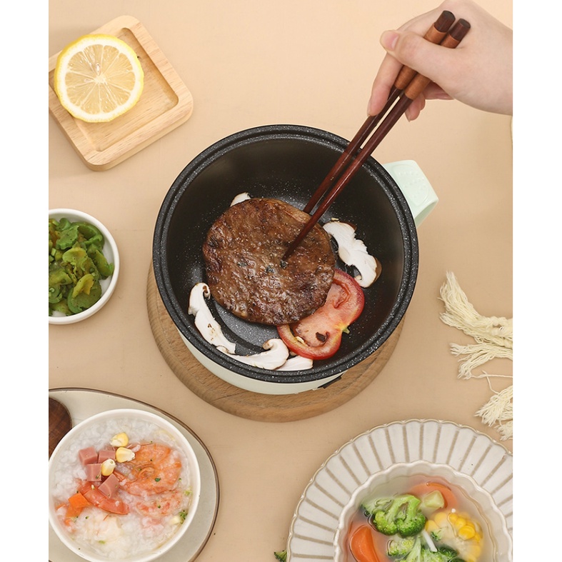 Multi-functional electric cooker mini electric cooker small electric cooker electric frying pan noodle cooker household small hot pot student dormitory pot