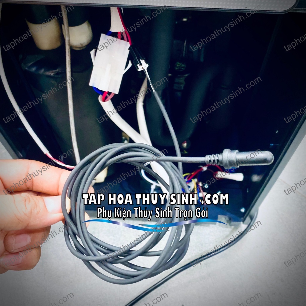 Dây dò nhiệt gắn ngoài BỌC NHỰA cho chiller HAILEA- GEX- AL mẫu mới 2030 sợi dài 2m, 3m.