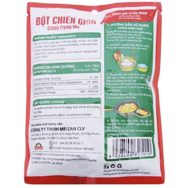 Bột chiên giòn Meizan 150g