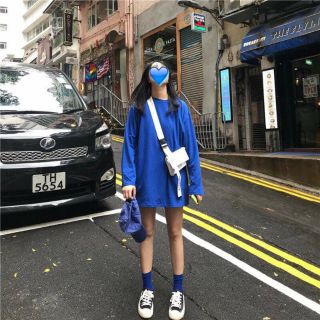 Áo long tee basic, form unisex, có 4 size, 8 màu (ảnh thật)