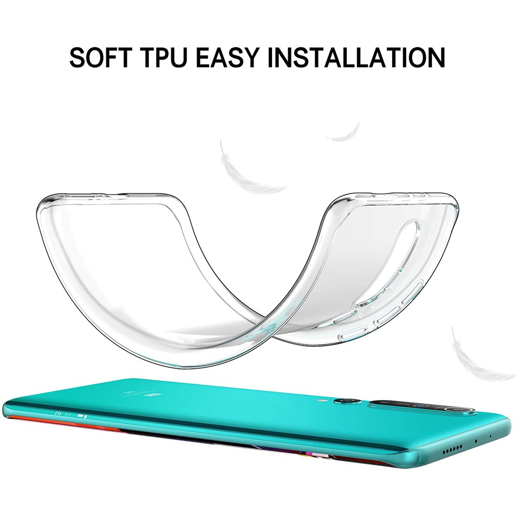 Ốp lưng Silicon TPU mềm trong suốt dành cho Xiaomi Mi 10 Mi10 Pro