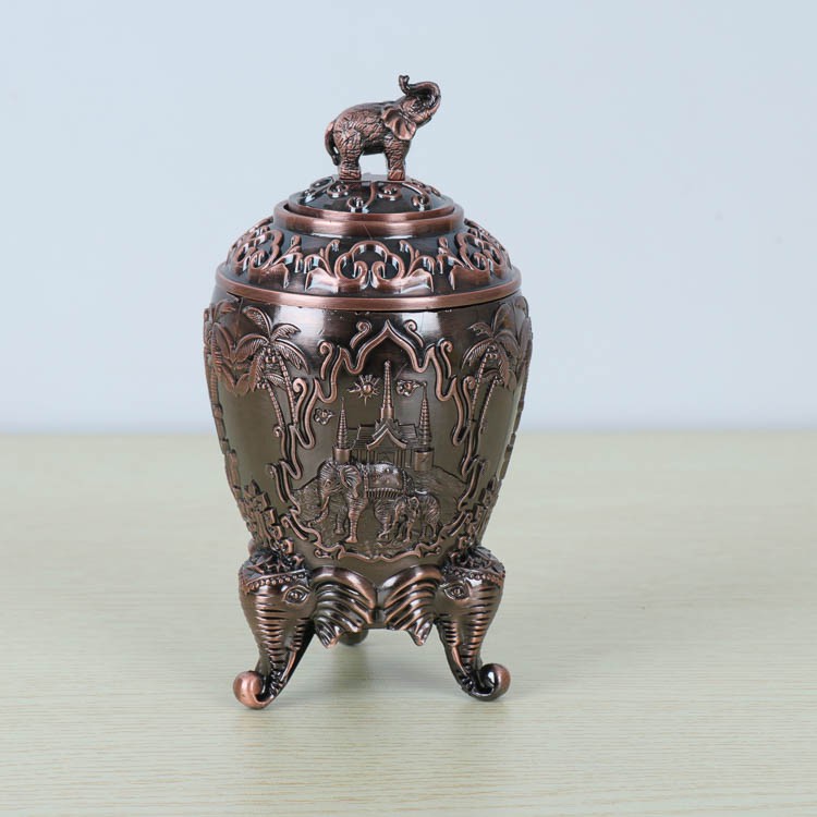 Ống tăm trứng con voi bằng hợp kim đồng CN sang trọng