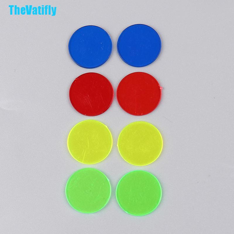 Bộ 100 Chip Bingo Nhiều Màu Sắc Cho Bé Học