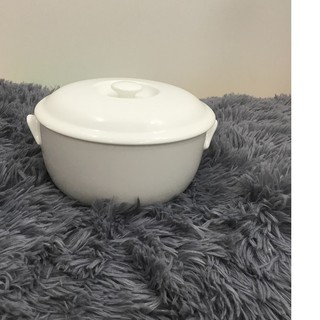 THỐ SỨ MINH LONG 18CM CÓ NẮP ĐẬY CAO CẤP