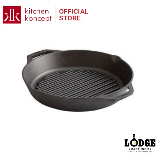 Lodge - Chảo gang nướng hai quai - 30.48cm