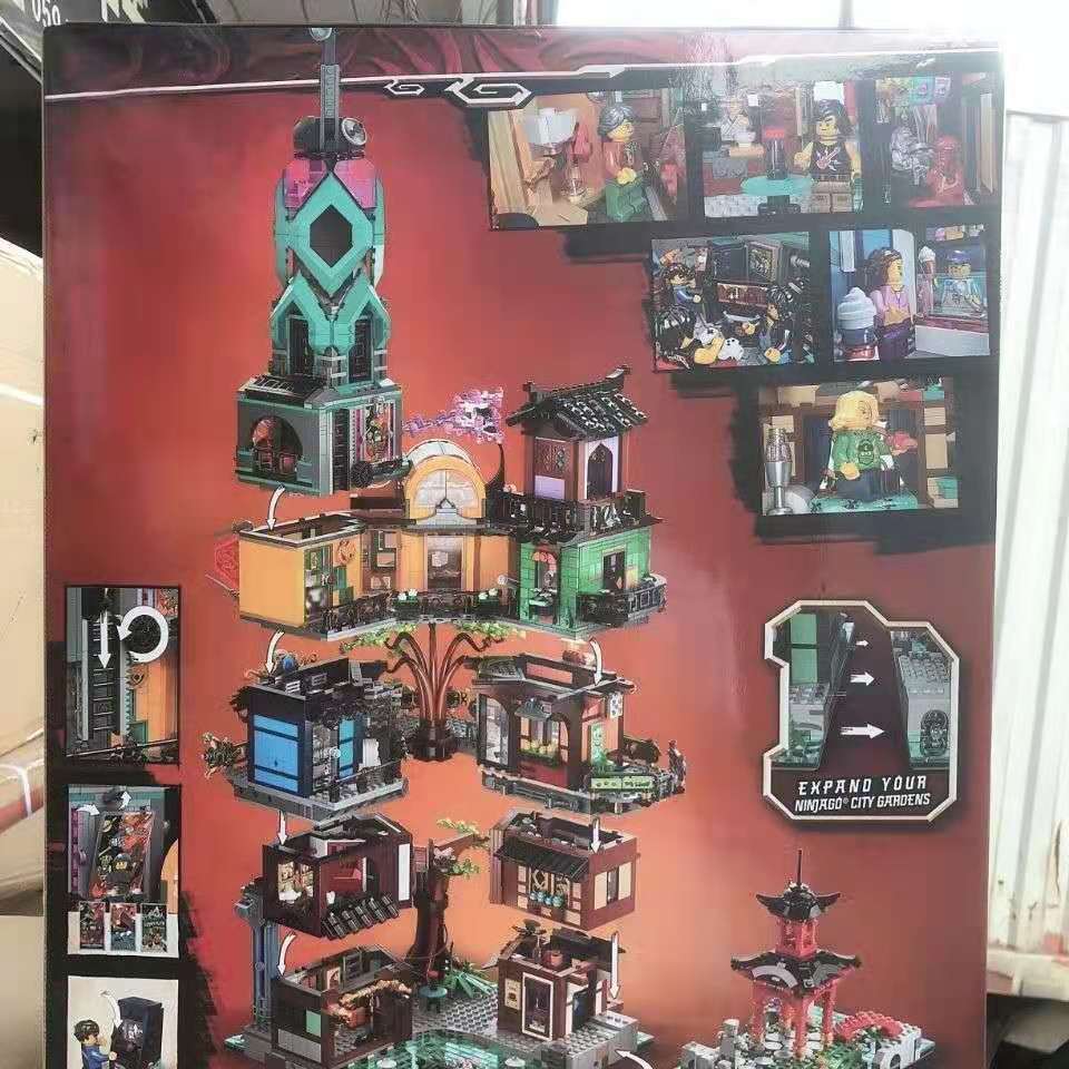 Đồ chơi giáo dục Lắp Ráp mô hình 19006 Ninja City Garden Series 5685pcs 71741