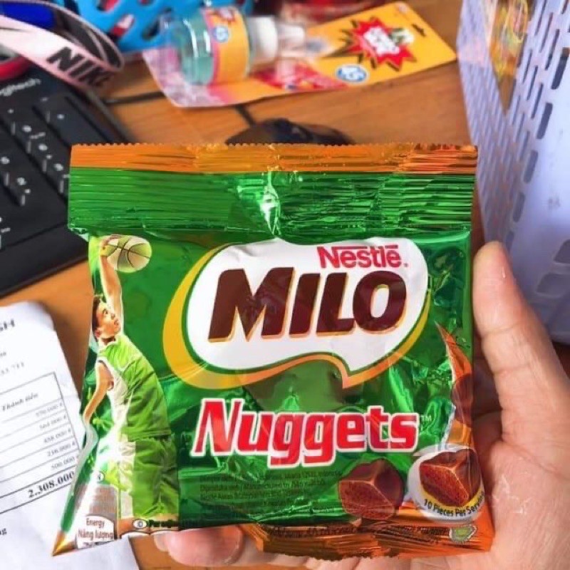 Kẹo Milo nuggets dạng viên gói 25g