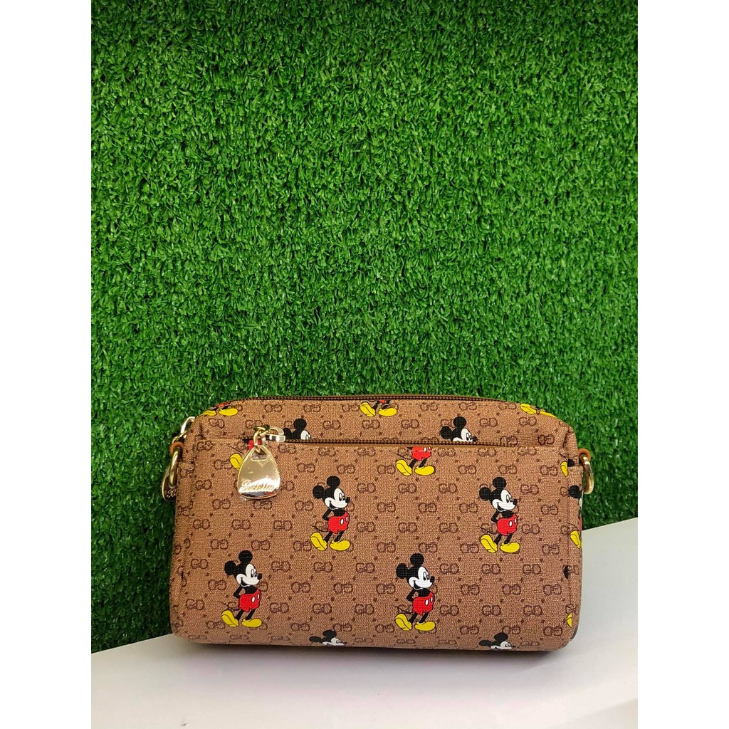 Túi - Ví cầm tay DG chuột mickey ( hàng cao cấp, da mềm )