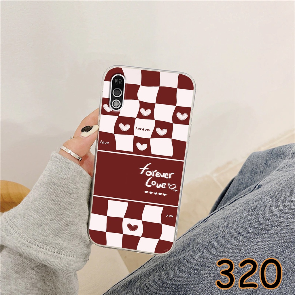 Ốp Lưng Vsmart Bee 3 - Vsmart Bee in hình họa tiết caro  - Chất liệu Silicon siêu bền, sang trọng