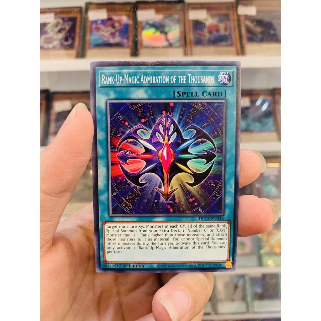 Thẻ Bài Lẻ YugiOh! Mã DLCS-EN046 - Rank-Up-Magic Admiration of the Thousands - Common - 1st Edition