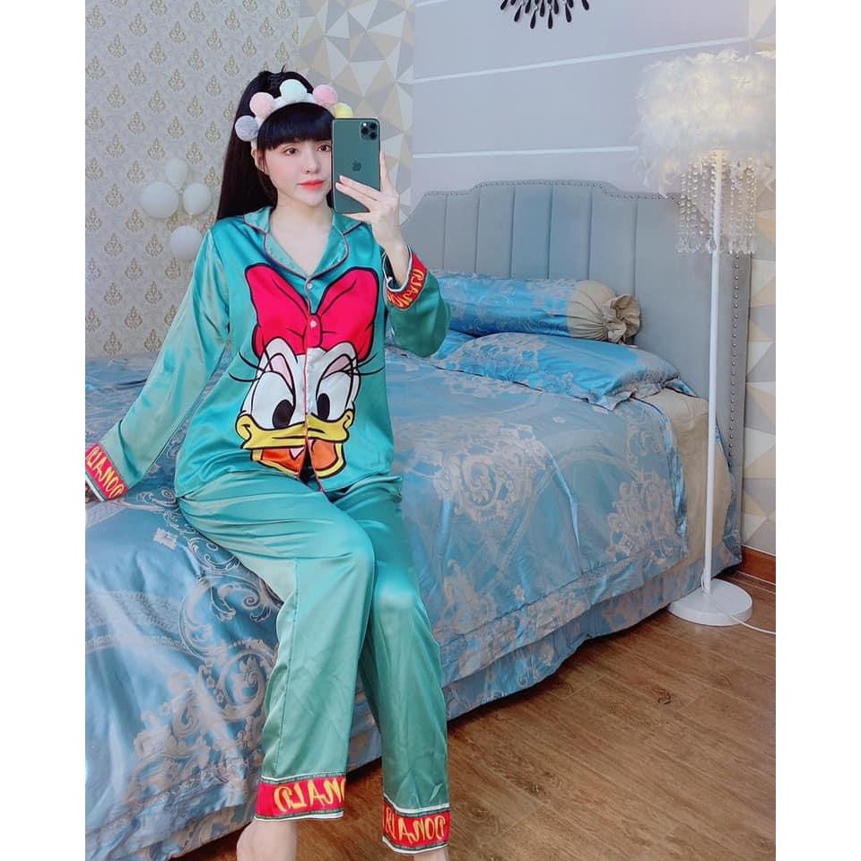 Pizama satin lụa in mickey TDQD | BigBuy360 - bigbuy360.vn