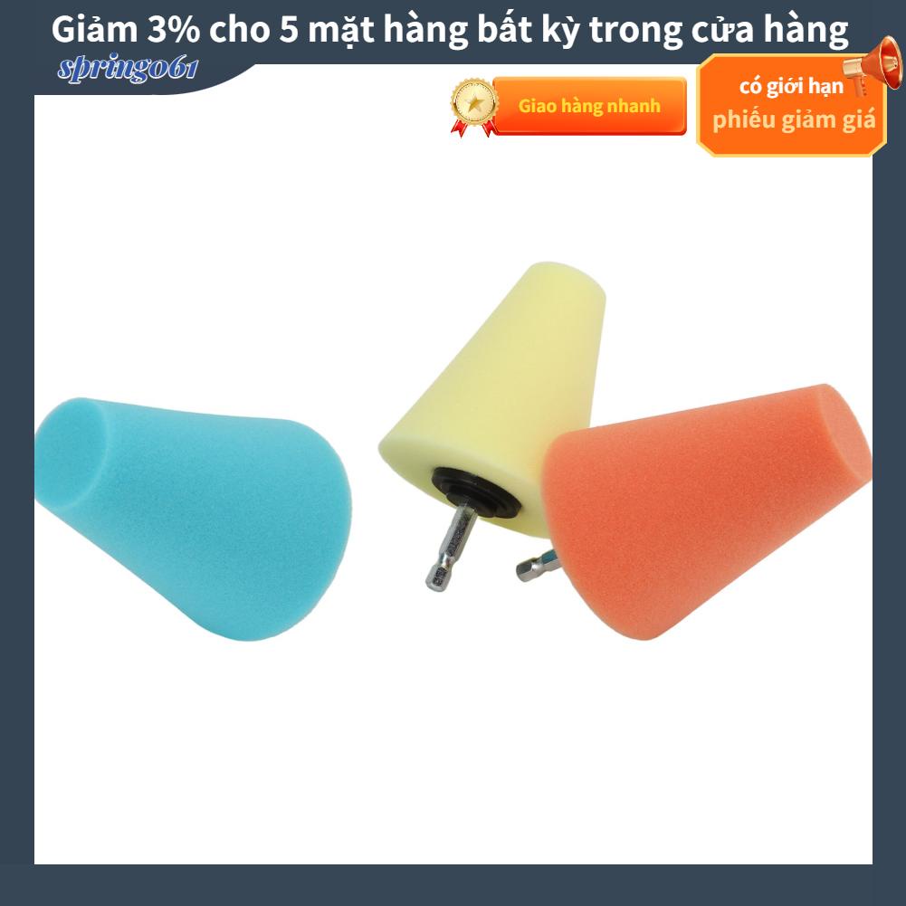 Set 3 Miếng Bọt Biển Dùng Để Đánh Bóng Bánh Xe Ô Tô / Tàu Thuyền Đa Năng Tiện Dụng