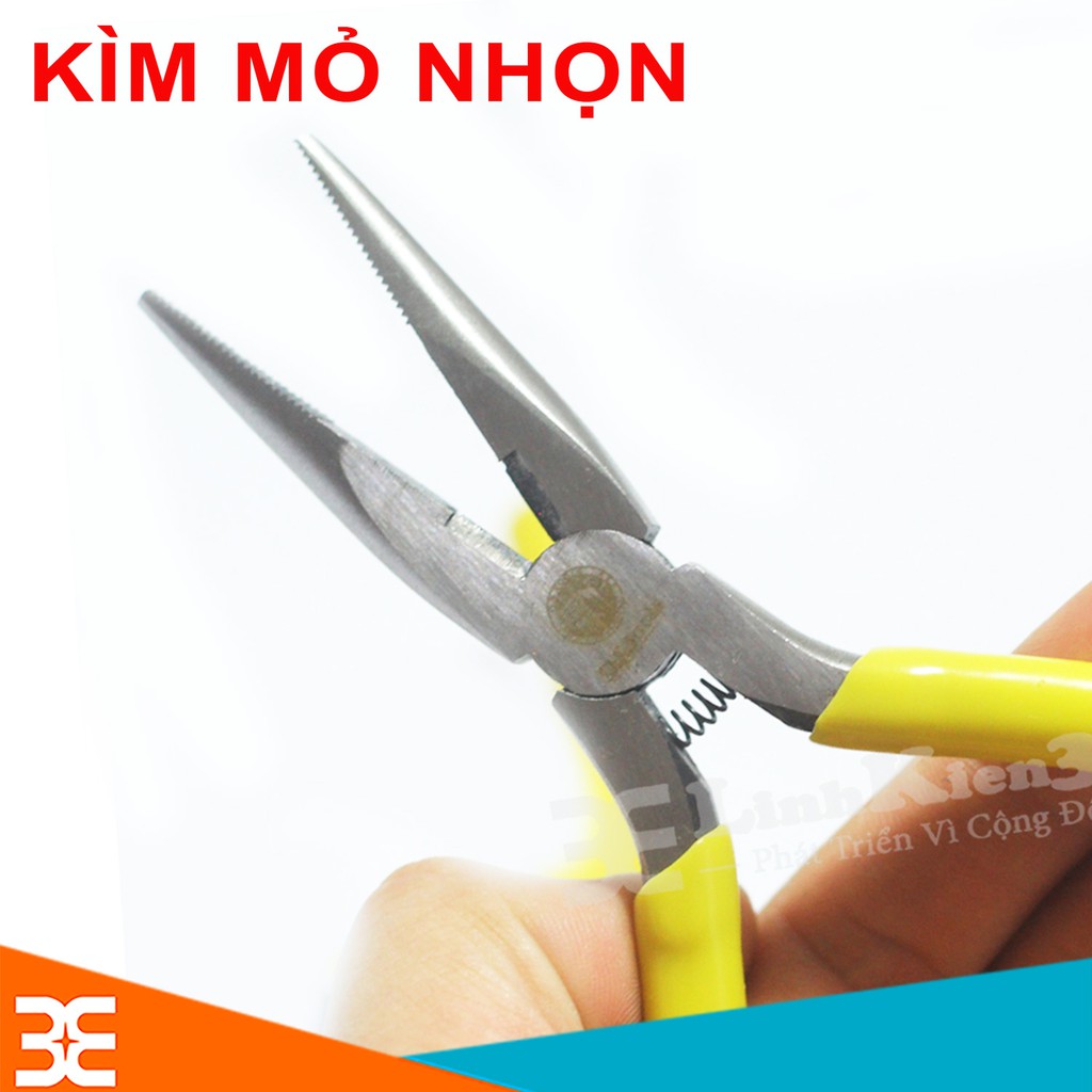 Bộ 3 Chiếc Kìm Bosi Kẹp, Cắt, Mỏ Nhọn 5 Inch Cao Cấp