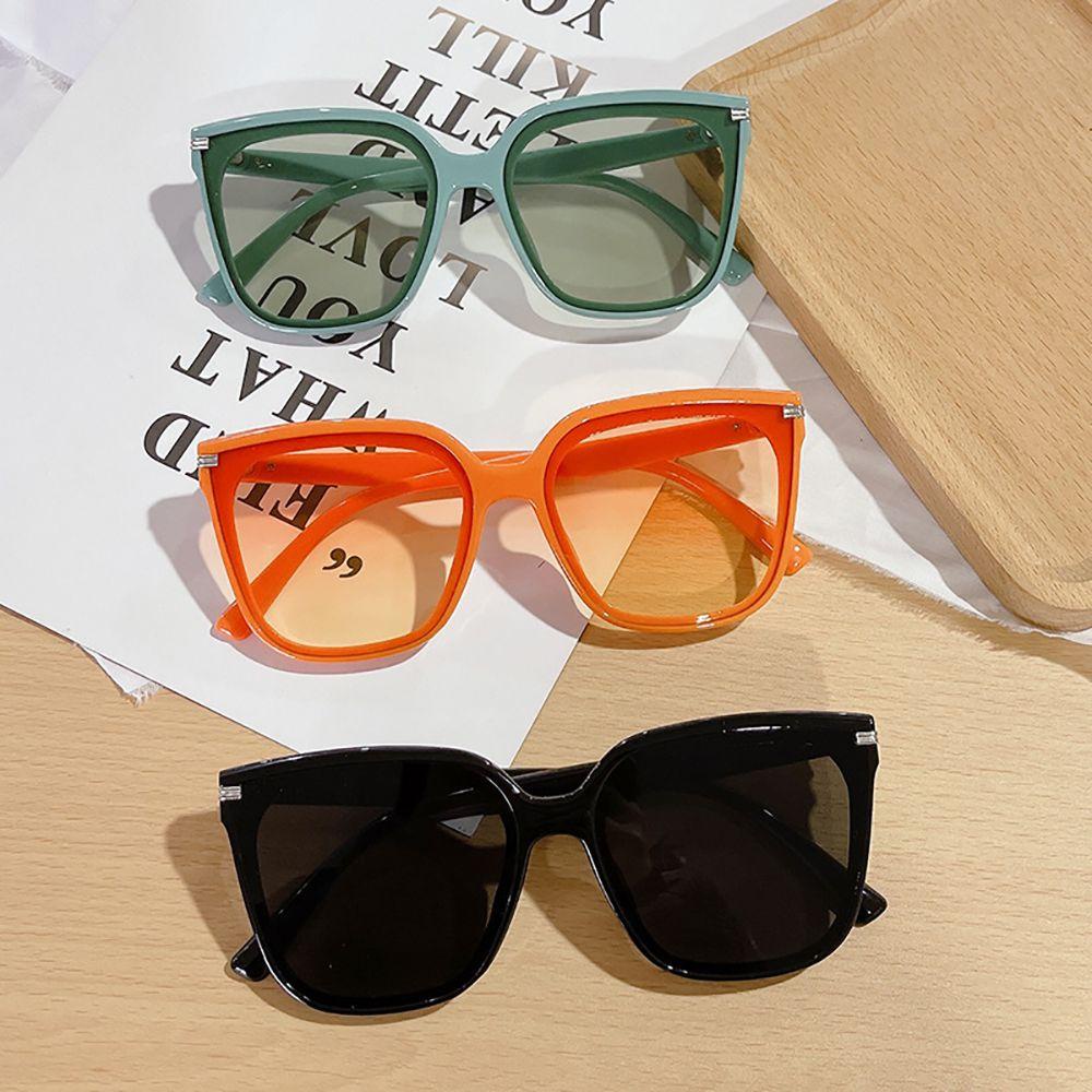 Kính Mát Gọng Vuông Chống Bức Xạ Chống Bức Xạ Phong Cách Hàn Quốc Thời Trang Cho Nam Và Nữ