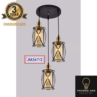 Đèn thả 3 bóng nhiều mẫu mã đa dạng trang trí nội thất phòng bếp, phòng ăn sang trọng hiện đại - Đèn Phương Anh