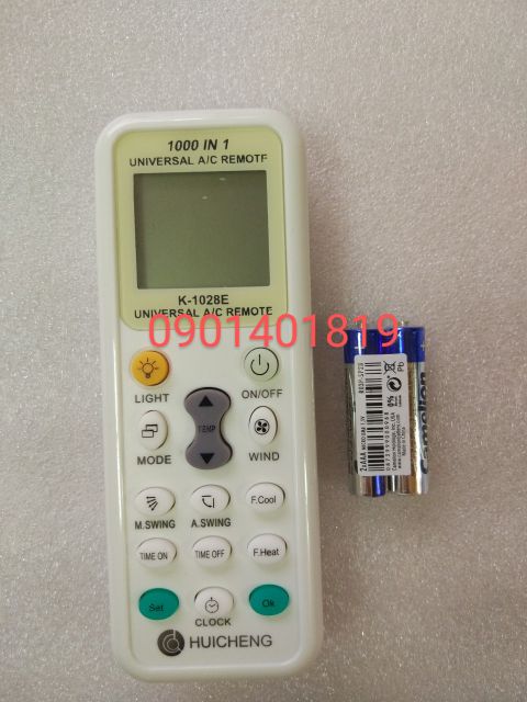 Điều khiển máy lạnh Đa năng HUICHENG (Hàng Thường )