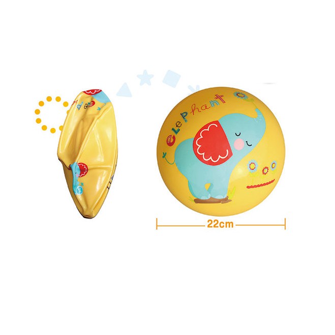 Bóng nhựa mềm Fisher cao cấp 22cm cho bé 6-18 tháng